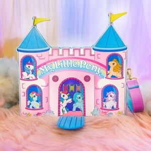 My Little Pony Loungefly Pink Castle Handbag